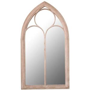 MirrorOutlet Somerley Chapel Arch Garden Wall Mirror 112 x 61 cm, Metal,Ivory,GMA006 MirrorOutlet Somerley Chapel Arch Garden Wall Mirror 112 x 61 cm, Metal,Ivory,GMA006