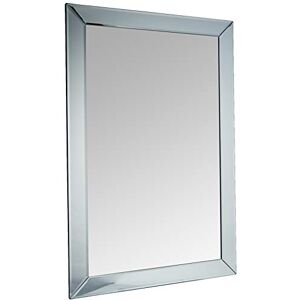 Premier Housewares Wall Mirror Bevelled Corner Edge, 60 x 90 cm Premier Housewares Wall Mirror Bevelled Corner Edge, 60 x 90 cm