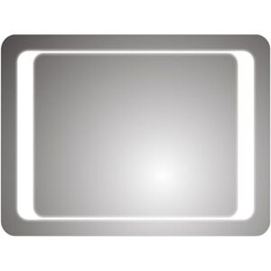 iBathUK Nova Wall Mounted LED Bathroom Mirror, Illuminated Mirror with Demister Pad and Touchless Sensor Switch, Portrait or Landscape Installation in Modern Aluminium Frame, 700 x 500mm iBathUK Nova Wall Mounted LED Bathroom Mirror, Illuminated Mirror with Demister Pad and Touchless Sensor Switch, Portrait or Landscape Installation in Modern Aluminium Frame, 700 x 500mm