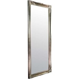 MirrorOutlet Full Length Leaner Ornate Tall Floor standing Shabby Chic Silver wall Mirror: 167 x 76cm MirrorOutlet Full Length Leaner Ornate Tall Floor standing Shabby Chic Silver wall Mirror: 167 x 76cm
