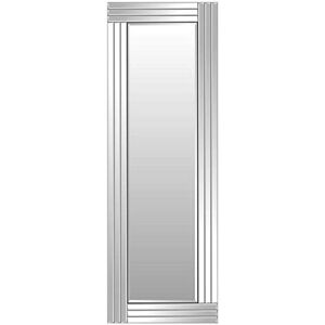 Mirror Trevina Full Length Silver Glass Framed Bevelled Wall (48x16), 119 x 38 Mirror Trevina Full Length Silver Glass Framed Bevelled Wall (48x16), 119 x 38