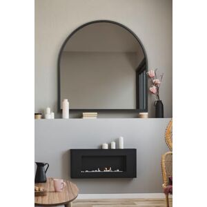 MirrorOutlet The Arcus Black Framed Modern Full Length Arched Leaner/Wall Mirror 39" X 39" (100CM X 100CM) Silver Mirror Glass with Black All weather Backing. MirrorOutlet The Arcus Black Framed Modern Full Length Arched Leaner/Wall Mirror 39" X 39" (100CM X 100CM) Silver Mirror Glass with Black All weather Backing.