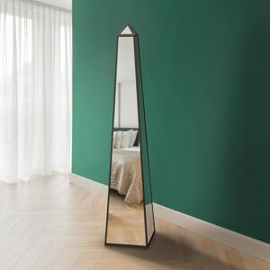 MirrorOutlet The Obelisk New Black Metal Edged Mirrored Ornament 59" X 12" X 12" (150CM X 30CM X 30CM) MirrorOutlet The Obelisk New Black Metal Edged Mirrored Ornament 59" X 12" X 12" (150CM X 30CM X 30CM)