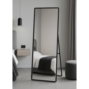 MirrorOutlet The Naturalis Solid Black Oak Rounded Corners Modern Full Length Cheval Mirror 67" X 23" (170CM X 58CM) 48m deep frame Premium Mirror Glass with Black Backing. Scandinavian Inspired! MirrorOutlet The Naturalis Solid Black Oak Rounded Corners Modern Full Length Cheval Mirror 67" X 23" (170CM X 58CM) 48m deep frame Premium Mirror Glass with Black Backing. Scandinavian Inspired!