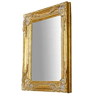 Biscottini Vintage Wall Mirror W28 x D5 x H32.5 cm Made in Italy Shabby Antique White Mirror Wall Mirror Bathroom Wall Mirror Biscottini Vintage Wall Mirror W28 x D5 x H32.5 cm Made in Italy Shabby Antique White Mirror Wall Mirror Bathroom Wall Mirror