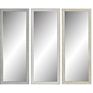 DKD Home Decor Wall Mirror Glass Grey Beige Polystyrene (36 x 2 x 95.5 cm) (3 Pieces) (Reference: S3019347) DKD Home Decor Wall Mirror Glass Grey Beige Polystyrene (36 x 2 x 95.5 cm) (3 Pieces) (Reference: S3019347)