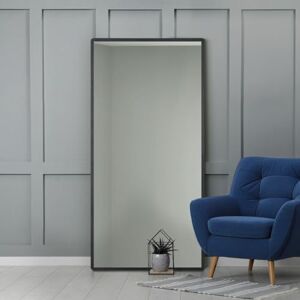 MirrorOutlet The Naturalis Solid Black Oak Rounded Corner Modern Leaner Wall Mirror 67" X 33" (170CM X 85CM) 48m deep frame Premium Mirror Glass with Black Backing. Scandinavian Inspired! MirrorOutlet The Naturalis Solid Black Oak Rounded Corner Modern Leaner Wall Mirror 67" X 33" (170CM X 85CM) 48m deep frame Premium Mirror Glass with Black Backing. Scandinavian Inspired!