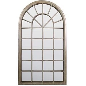 MirrorOutlet GMA011 Large New Rustic Multi Panelled Arched Window Garden Outdoor Mirror 4ft3 x 2ft6, Sandstone MirrorOutlet GMA011 Large New Rustic Multi Panelled Arched Window Garden Outdoor Mirror 4ft3 x 2ft6, Sandstone