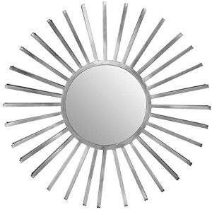 Premier Farran Sun Wall Mirror, Iron Eplating, Silver Finish Premier Farran Sun Wall Mirror, Iron Eplating, Silver Finish