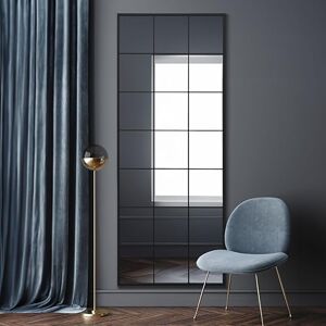 MirrorOutlet The Fenestra Black Modern Window Full Length Leaner/Wall Mirror 79" X 31" (200CM X 80CM) Black Metal Frame MirrorOutlet The Fenestra Black Modern Window Full Length Leaner/Wall Mirror 79" X 31" (200CM X 80CM) Black Metal Frame