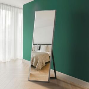 MirrorOutlet Full-Length silver Aluminum Metal Free Standing Mirror: 170 x 58cm – Large, Durable Frame, Cheval bedroom & dressing room large Mirror MirrorOutlet Full-Length silver Aluminum Metal Free Standing Mirror: 170 x 58cm – Large, Durable Frame, Cheval bedroom & dressing room large Mirror