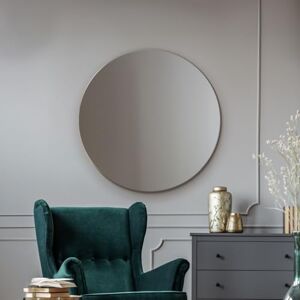 MirrorOutlet Large Round Circular Frameless Bevelled wall Mirror: 90cm – Elegant Wall-Mounted Circular Mirror MirrorOutlet Large Round Circular Frameless Bevelled wall Mirror: 90cm – Elegant Wall-Mounted Circular Mirror