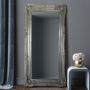 MirrorOutlet Carved Louis Full Length Wall Mirror – Ornate Silver Frame, 175 x 89 cm – Elegant Hallway & Living Room Décor MirrorOutlet Carved Louis Full Length Wall Mirror – Ornate Silver Frame, 175 x 89 cm – Elegant Hallway & Living Room Décor