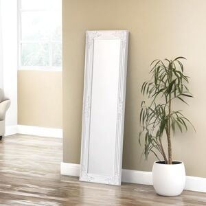 Julian Bowen Palais Mirror Full Length – Antique Wooden Wall Mounted, Glass, 130cm x 40cm, Full Body Mirror for Bedroom, Living Room & Dressing Room – White Julian Bowen Palais Mirror Full Length – Antique Wooden Wall Mounted, Glass, 130cm x 40cm, Full Body Mirror for Bedroom, Living Room & Dressing Room – White