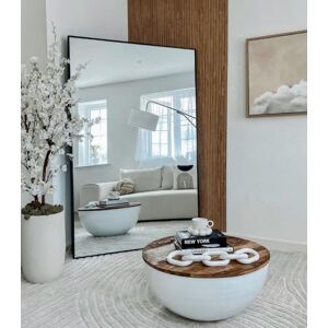 MirrorOutlet Full-Length Black Aluminium Metal Leaner Wall Mirror: 174 x 110cm – Large, Durable Frame, bedroom, hallway, bathroom or dressing room Wall Mirror MirrorOutlet Full-Length Black Aluminium Metal Leaner Wall Mirror: 174 x 110cm – Large, Durable Frame, bedroom, hallway, bathroom or dressing room Wall Mirror