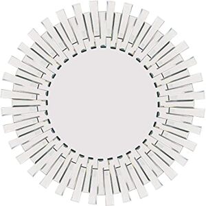 MirrorOutlet Milton Manor Modern Unique 3 Dimensional Sunburst All Glass Venetian Round Wall Mirror 4Ft 120cm MirrorOutlet Milton Manor Modern Unique 3 Dimensional Sunburst All Glass Venetian Round Wall Mirror 4Ft 120cm