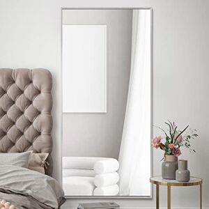 MirrorOutlet The Artus Silver Modern Aluminium Edged Wall Leaner Mirror 68" X 33" (174CM X 85CM) Silver Mirror Glass. MirrorOutlet The Artus Silver Modern Aluminium Edged Wall Leaner Mirror 68" X 33" (174CM X 85CM) Silver Mirror Glass.