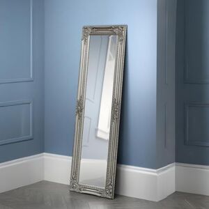 Julian Bowen Palais Mirror Full Length – Antique Grey Wooden Wall Mounted Glass Full Body Mirror, 130cm x 40cm, for Bedroom, Living Room & Dressing Room – Pewter Julian Bowen Palais Mirror Full Length – Antique Grey Wooden Wall Mounted Glass Full Body Mirror, 130cm x 40cm, for Bedroom, Living Room & Dressing Room – Pewter