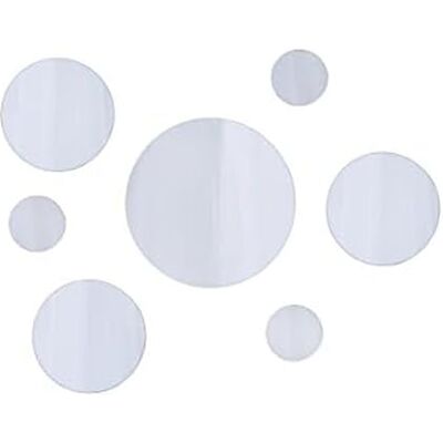 Elements Round Mirror Set - 7 Piece Modern Decorative Wall Mirrors Elements Round Mirror Set - 7 Piece Modern Decorative Wall Mirrors
