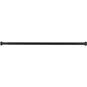 WENKO Telescopic Shower Rail 70-115 cm Black Aluminium 2 x 2 cm Black WENKO Telescopic Shower Rail 70-115 cm Black Aluminium 2 x 2 cm Black