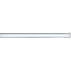WENKO 19206100 Telescopic shower rail extra strong. Ø 2,8 cm, Metal Aluminium, White WENKO 19206100 Telescopic shower rail extra strong. Ø 2,8 cm, Metal Aluminium, White
