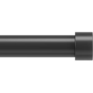 Umbra Cappa Curtain Rod, Includes 2 Matching Finials, Brackets & Hardware, 36 to 66-Inches, 91-168 cm, D25mm, Black Umbra Cappa Curtain Rod, Includes 2 Matching Finials, Brackets & Hardware, 36 to 66-Inches, 91-168 cm, D25mm, Black