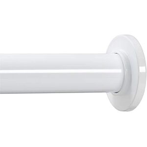 Ivilon Tension Curtain Rod Spring Tension Rod for Small Windows or Shower, 16 to 24 Inch. White Ivilon Tension Curtain Rod Spring Tension Rod for Small Windows or Shower, 16 to 24 Inch. White
