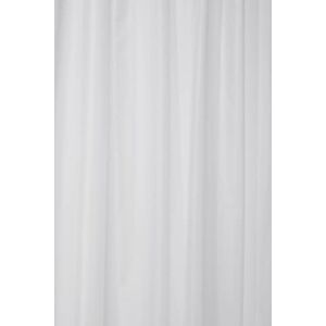 Croydex Plain White Textile Curtain with Hygiene 'N' Clean, 2000 x 2000mm Croydex Plain White Textile Curtain with Hygiene 'N' Clean, 2000 x 2000mm