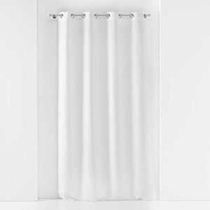 Douceur d'Intérieur , Soane Net Curtain with Eyelets 140 x 180 cm White Woven Voile Douceur d'Intérieur , Soane Net Curtain with Eyelets 140 x 180 cm White Woven Voile