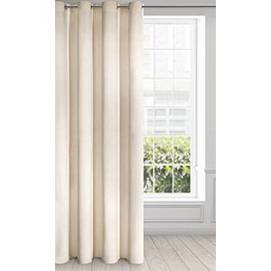 Eurofirany Soft Plain Opaque Velvet Curtain with Eyelets-1 Unit, Thick Fluffy Panel Drape Classic Glamour Elegant Living Room Bedroom, Light Beige, W55'' x L98'' Eurofirany Soft Plain Opaque Velvet Curtain with Eyelets-1 Unit, Thick Fluffy Panel Drape Classic Glamour Elegant Living Room Bedroom, Light Beige, W55'' x L98''