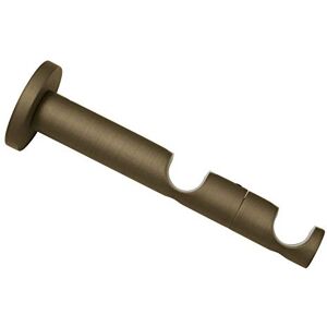Gardinia Combination support 2 barrel open for diameter 19 mm cappuccino 9/6 cm, Metal, 9/6 cm Gardinia Combination support 2 barrel open for diameter 19 mm cappuccino 9/6 cm, Metal, 9/6 cm
