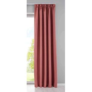 Gardinenbox Newyork Opaque Curtain Concealed Loops Dusky Pink H x W 225 x 140 cm Pack of 1 Thermal Blackout Curtain Soundproofing Oeko-Tex Ruffle Tape Tieback 202020610 Gardinenbox Newyork Opaque Curtain Concealed Loops Dusky Pink H x W 225 x 140 cm Pack of 1 Thermal Blackout Curtain Soundproofing Oeko-Tex Ruffle Tape Tieback 202020610