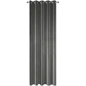 Eurofirany VILLA Soft Plain Opaque Velvet Curtain with Eyelets 1 Unit, Fluffy Panel Drape Classic Glamour Elegant Living Room, Bedroom, 290 g/m2, W55 x L98, Graphite Grey Eurofirany VILLA Soft Plain Opaque Velvet Curtain with Eyelets 1 Unit, Fluffy Panel Drape Classic Glamour Elegant Living Room, Bedroom, 290 g/m2, W55 x L98, Graphite Grey