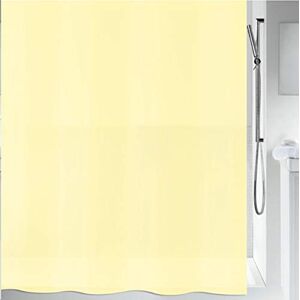 Spirella Bio Collection, Textile Shower Curtain, 180 x 200, 100% Polyester, Yellow, PEVA Spirella Bio Collection, Textile Shower Curtain, 180 x 200, 100% Polyester, Yellow, PEVA