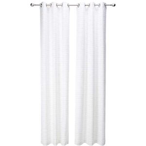 Comfort Spaces Grasscloth Room Darkening Window Curtain Pair / 2 Pieces Panels Grommet Top Energy Efficient Saving Drapes for Living Room Bedroom and Dorm, 40" W x 95" L, White Comfort Spaces Grasscloth Room Darkening Window Curtain Pair / 2 Pieces Panels Grommet Top Energy Efficient Saving Drapes for Living Room Bedroom and Dorm, 40" W x 95" L, White