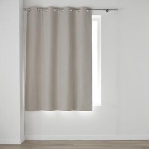 Douceur d'Intérieur , Eyelet Curtain 135 x 180 cm Linen 100% Opaque Chambray Plain Douceur d'Intérieur , Eyelet Curtain 135 x 180 cm Linen 100% Opaque Chambray Plain