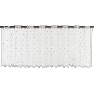 Elbersdrucke Celeste 00 198763 Bistro Curtain White Transparent 45 x 160 cm Panel Curtain Short Curtain for Kitchen Window Privacy Screen Elbersdrucke Celeste 00 198763 Bistro Curtain White Transparent 45 x 160 cm Panel Curtain Short Curtain for Kitchen Window Privacy Screen