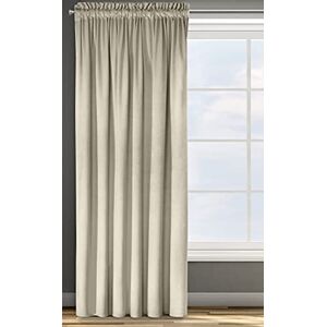Beige Velvet Curtain - 135x300 cm - Curtain Beige Velvet Curtain - 135x300 cm - Curtain