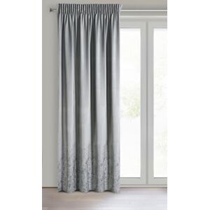 Eurofirany MIRELA Velvet Curtain, Velvet Curtain with Ruffle Tape, 1 Piece, Golden Pattern, Blackout, Glamour, Elegant Curtain for Living Room, Bedroom, 140 x 270 cm, Light Grey Eurofirany MIRELA Velvet Curtain, Velvet Curtain with Ruffle Tape, 1 Piece, Golden Pattern, Blackout, Glamour, Elegant Curtain for Living Room, Bedroom, 140 x 270 cm, Light Grey