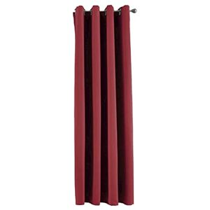 Gardinenbox Newyork 201920600 Opaque Bordeaux Curtain H x W 160 x 140 cm Pack of 1 Thermal Blackout Curtain Blackout Eyelets Sound-Absorbing Oeko-Tex UV Protection Tiebacks Gardinenbox Newyork 201920600 Opaque Bordeaux Curtain H x W 160 x 140 cm Pack of 1 Thermal Blackout Curtain Blackout Eyelets Sound-Absorbing Oeko-Tex UV Protection Tiebacks