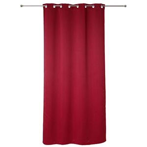 ATMOSPHERA CREATEUR D'INTERIEUR HomeMaison Set of 2 Blackout Curtains with Eyelets Ready to Hang 135 x 240 cm Red ATMOSPHERA CREATEUR D'INTERIEUR HomeMaison Set of 2 Blackout Curtains with Eyelets Ready to Hang 135 x 240 cm Red