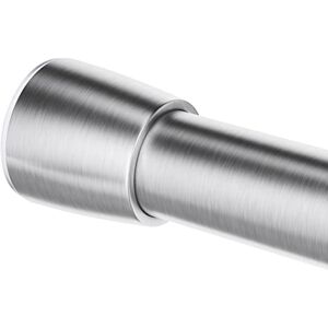 InterDesign iDesign 78570 Shower Curtain Rail, Short Stainless Steel Tension Rod with no Drilling, Modern Telescopic Shower Curtain Pole for Bathroom and Shower, Matte Silver, 109 191 cm InterDesign iDesign 78570 Shower Curtain Rail, Short Stainless Steel Tension Rod with no Drilling, Modern Telescopic Shower Curtain Pole for Bathroom and Shower, Matte Silver, 109 191 cm