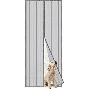 Sekey Magnetic Fly Screen Balcony Door, No Drilling, Door Curtain, Fly Protection, Sliding Door, Insect Protection Curtain Door, Easy Assembly, 80 x 200 cm, Grey Sekey Magnetic Fly Screen Balcony Door, No Drilling, Door Curtain, Fly Protection, Sliding Door, Insect Protection Curtain Door, Easy Assembly, 80 x 200 cm, Grey