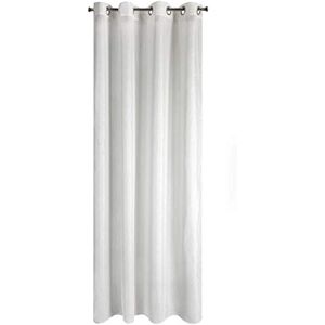 Eurofirany Elicia Curtain Smooth Glitter Shimmering Glitter Transparent 8 Eyelets Curtains Transparent Elegant Glamour Bedroom Living Room Lounge Polyester White 140 x 250 cm Eurofirany Elicia Curtain Smooth Glitter Shimmering Glitter Transparent 8 Eyelets Curtains Transparent Elegant Glamour Bedroom Living Room Lounge Polyester White 140 x 250 cm