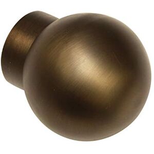 Gardinia Curtain Rod Finials, 2 x Finial Balls, Windsor Series, Metal, Bronze, Ø 25 mm Gardinia Curtain Rod Finials, 2 x Finial Balls, Windsor Series, Metal, Bronze, Ø 25 mm