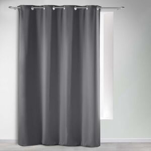 Douceur d'Intérieur , Blackout Curtain with Eyelets 135 x 280 cm Slate Douceur d'Intérieur , Blackout Curtain with Eyelets 135 x 280 cm Slate