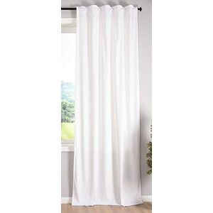 Gardinenbox Milano 20357 Blackout Curtain Velvet Opaque Tab Tape Drawstring Blackout Can Be Shortened White 1 Piece H x W 280 x 135 cm Gardinenbox Milano 20357 Blackout Curtain Velvet Opaque Tab Tape Drawstring Blackout Can Be Shortened White 1 Piece H x W 280 x 135 cm
