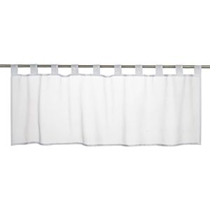 Elbersdrucke 196073 Bistro Curtain, Basic 00, White, Transparent, 48 x 140 cm, Short Curtain for Kitchen, Living Room, Bathroom, Kitchen Window, Privacy Screen, Privacy Elbersdrucke 196073 Bistro Curtain, Basic 00, White, Transparent, 48 x 140 cm, Short Curtain for Kitchen, Living Room, Bathroom, Kitchen Window, Privacy Screen, Privacy