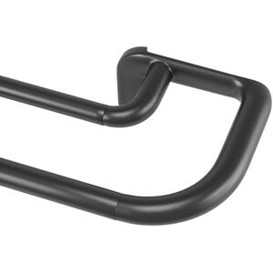 Umbra Twilight Double Curtain Rod Set – Wrap Around Design Ideal for Blackout or Room Darkening Panels, 30 to 84 Inches, 76-213 cm, D19mm, Black Umbra Twilight Double Curtain Rod Set – Wrap Around Design Ideal for Blackout or Room Darkening Panels, 30 to 84 Inches, 76-213 cm, D19mm, Black