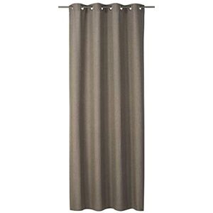 Elbersdrucke Lino 06 186517 Opaque Eyelet Curtain for Living Room Bedroom Hallway Plain Curtain Eyelets Linen Surface Structure 255 x 140 cm Elbersdrucke Lino 06 186517 Opaque Eyelet Curtain for Living Room Bedroom Hallway Plain Curtain Eyelets Linen Surface Structure 255 x 140 cm